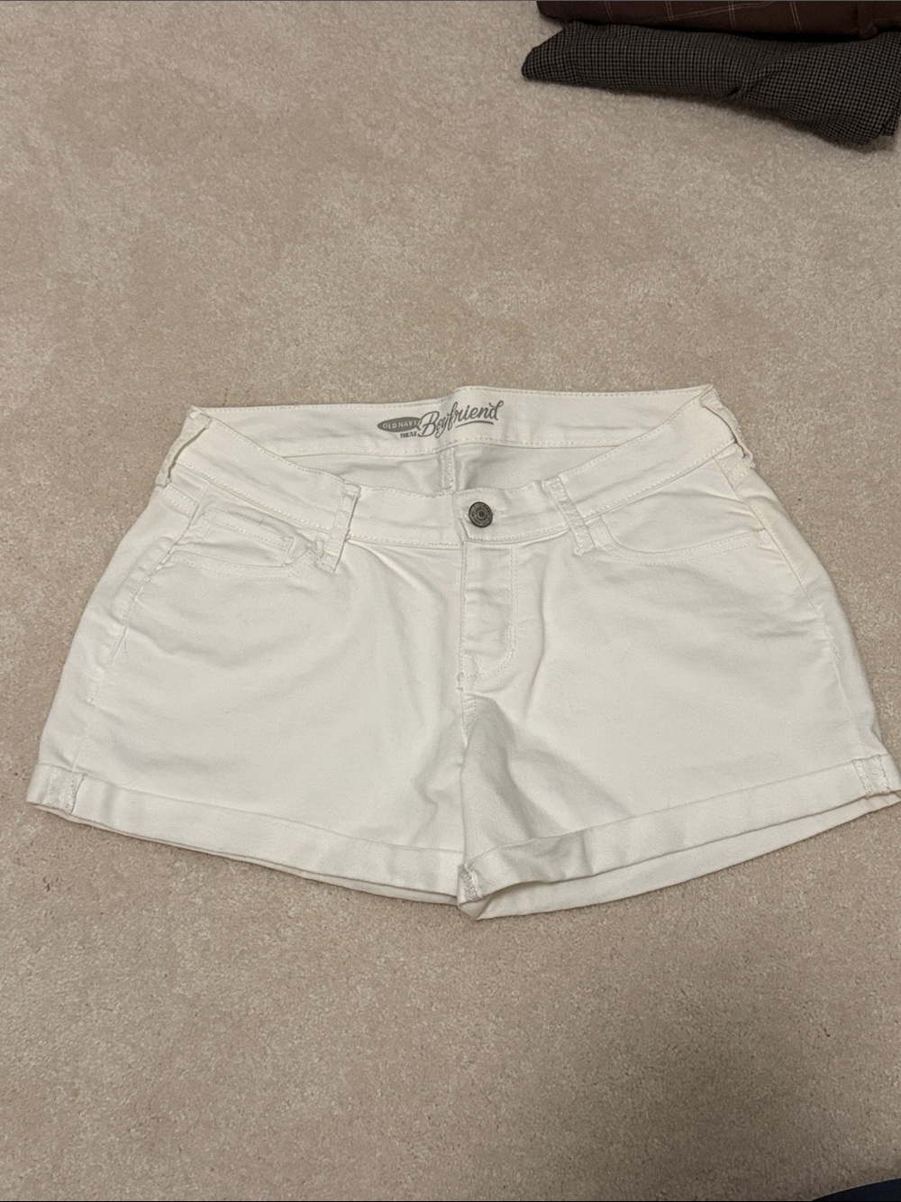 Old Navy White Denim Shorts - Size 2